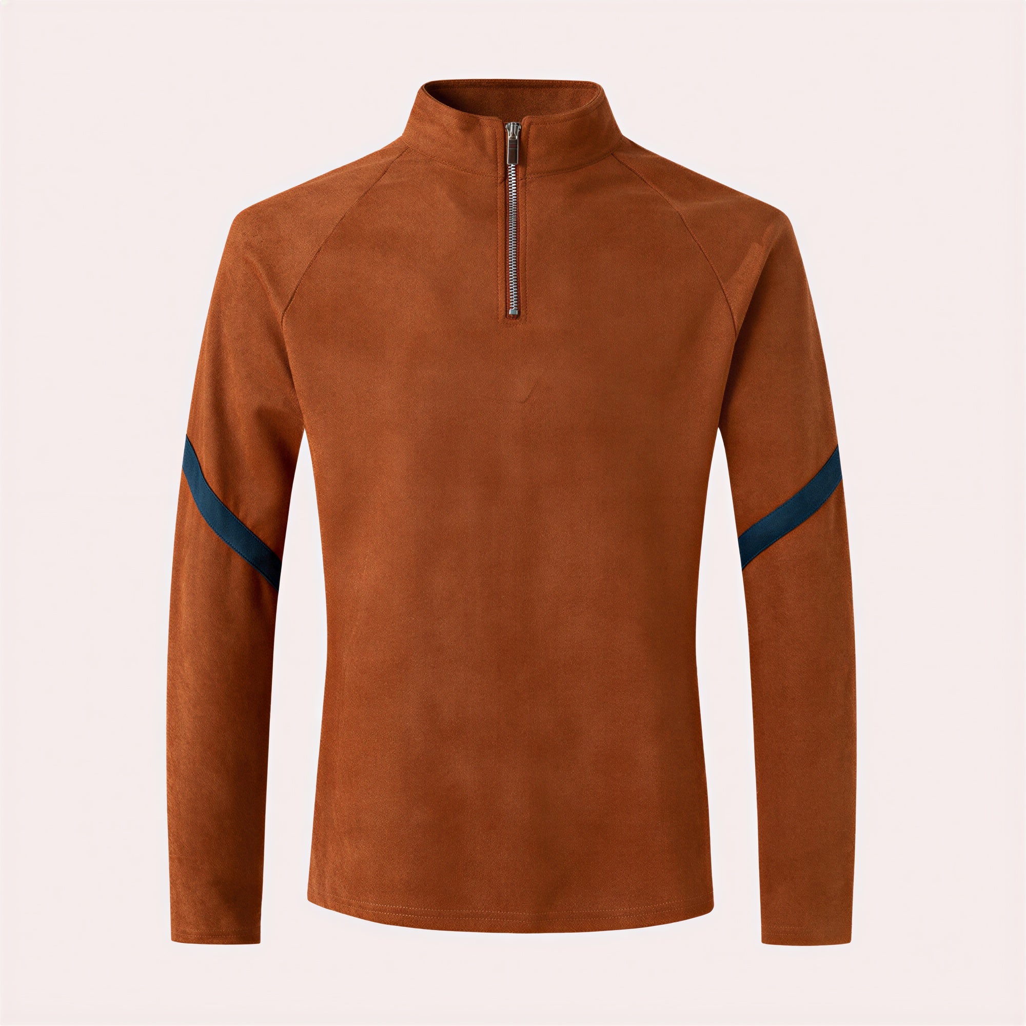 Maglione Uomo Zip Corta | Stile Athleisure | Morbido