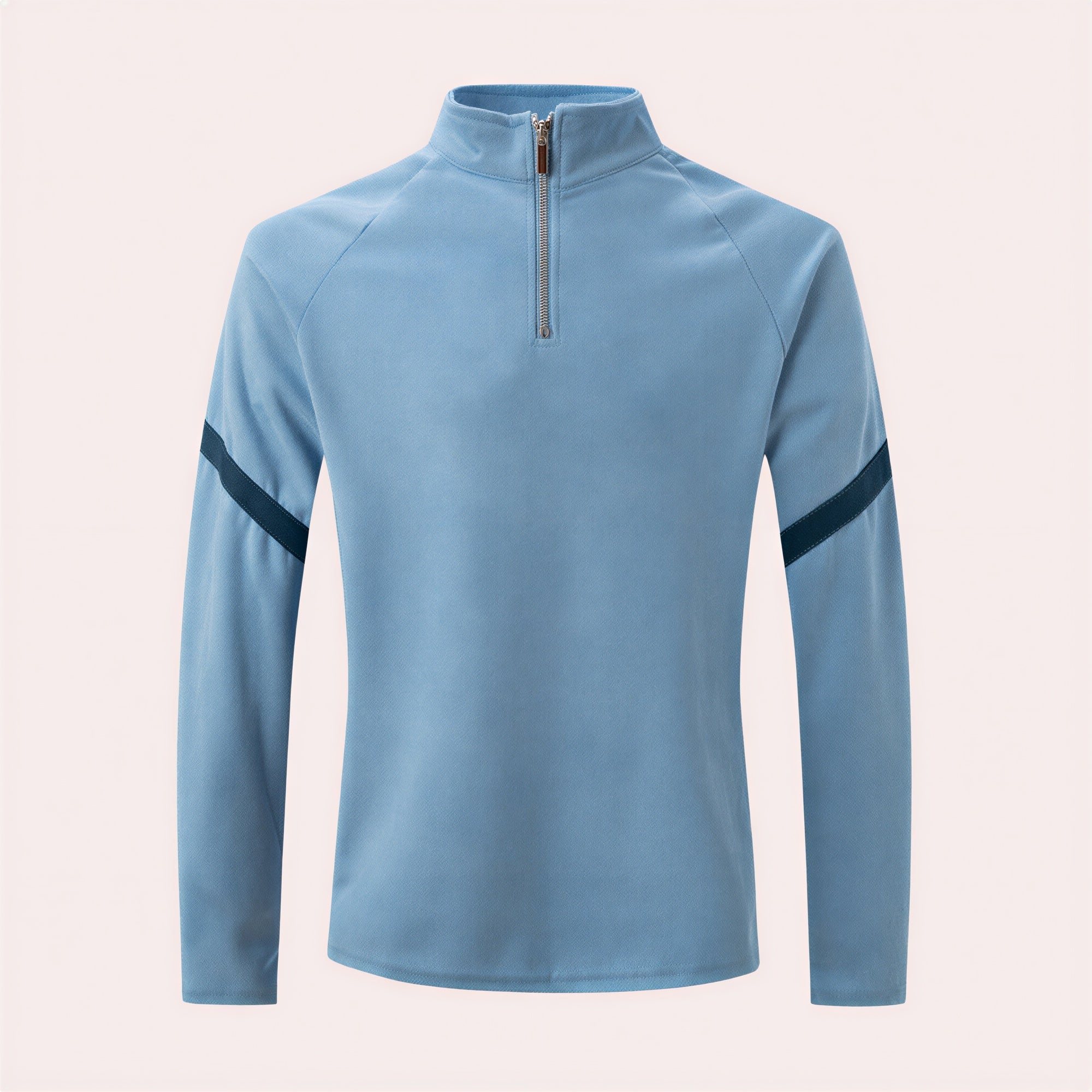 Maglione Uomo Zip Corta | Stile Athleisure | Morbido