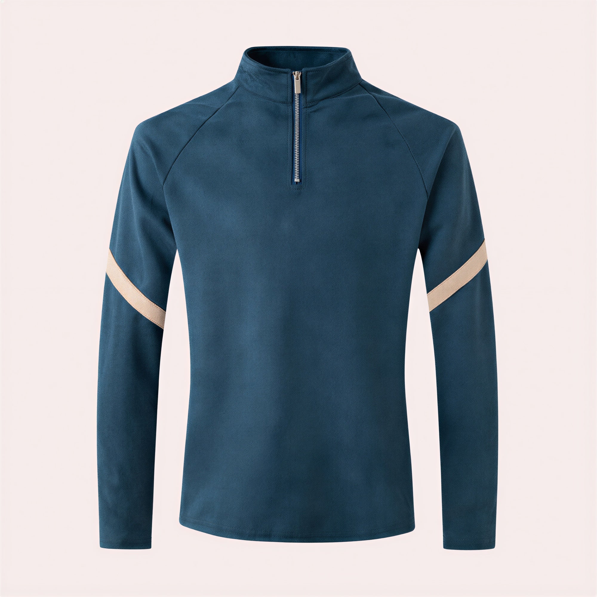 Maglione Uomo Zip Corta | Stile Athleisure | Morbido