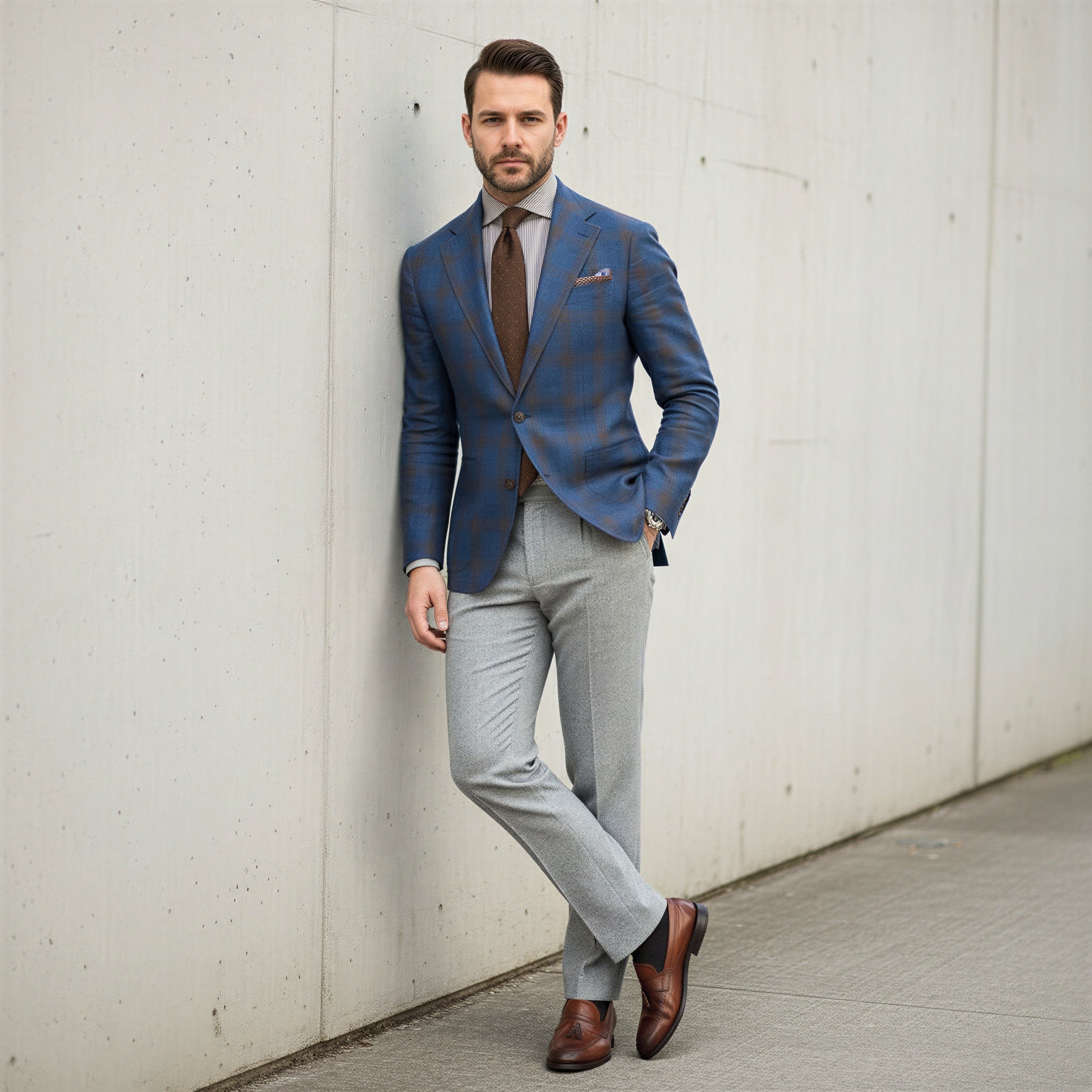 Blazer Uomo | Classico Trama Ricca | Business Casual