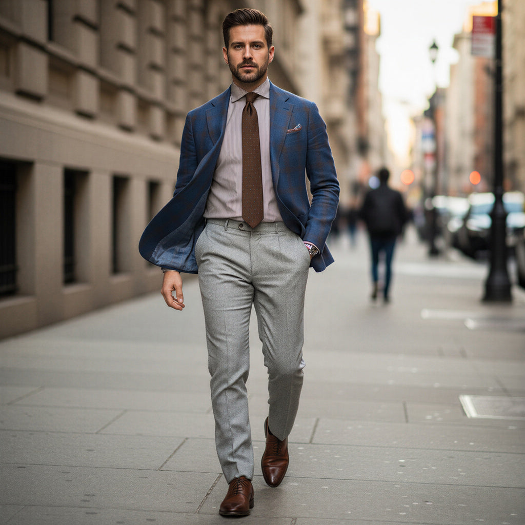 Blazer Uomo | Classico Trama Ricca | Business Casual