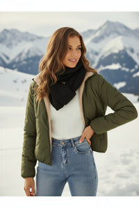 Giacca con Cappuccio | Trapuntata Casual | Invernale