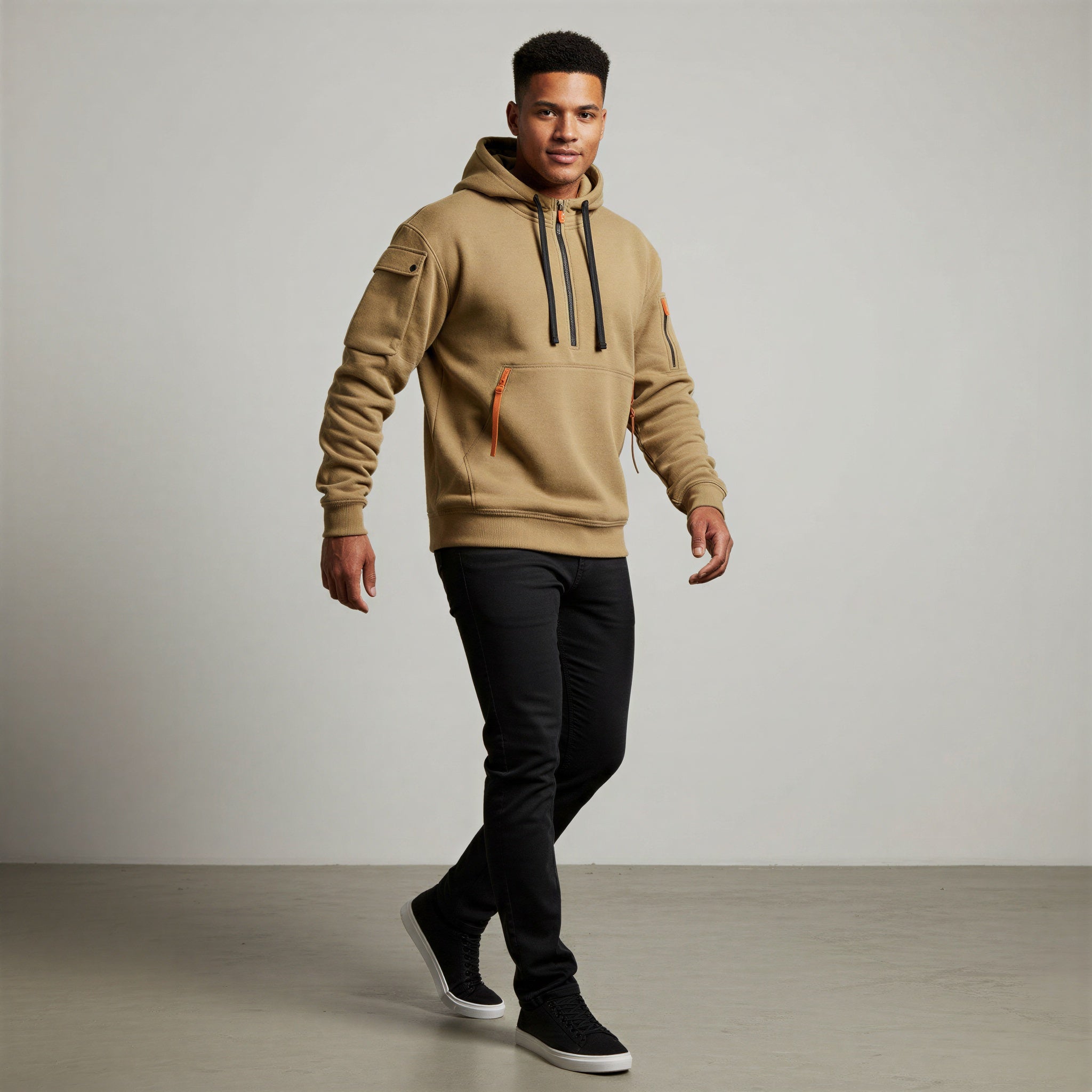 Felpa Outdoor con Zip | Stile Casual | Tutte le Stagioni