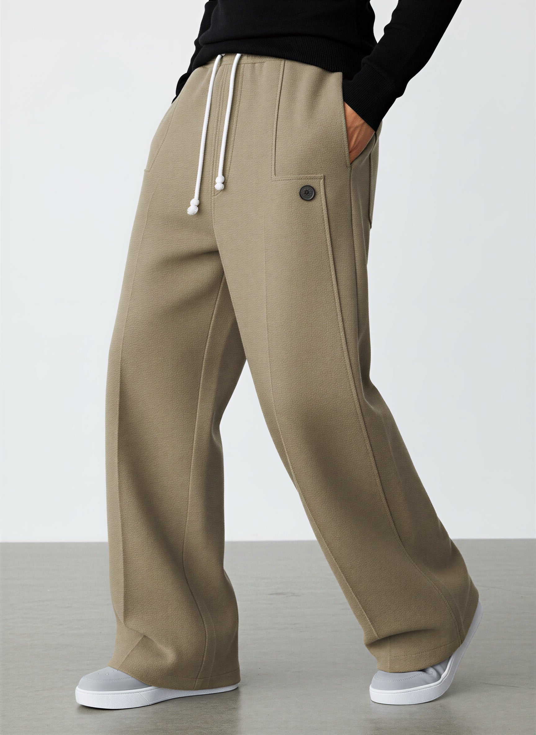 Pantaloni Larghi in Fleece | Comfort Casual | Tutto l'Anno