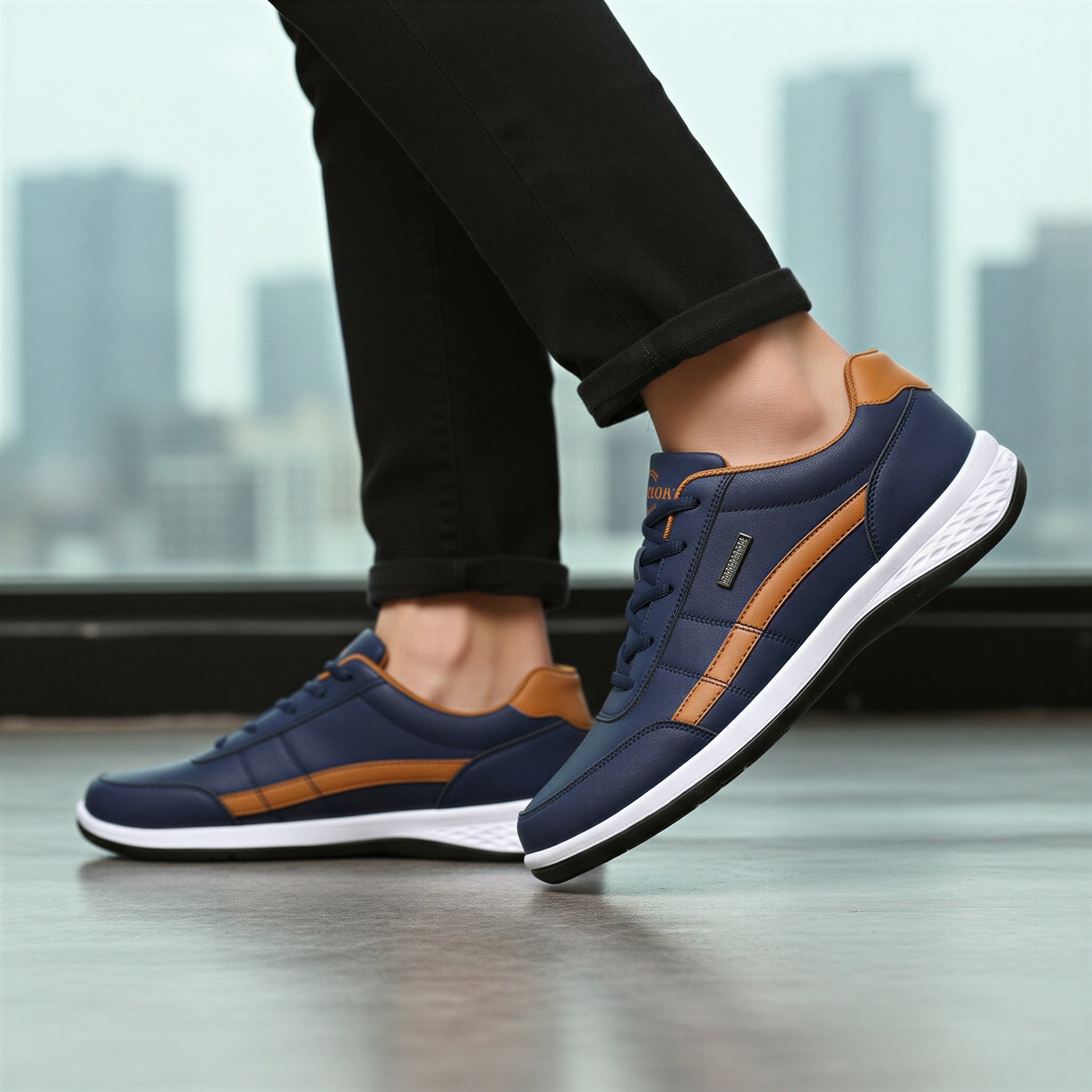 Sneakers Uomo | Casual con Strisce | Tutto l'Anno