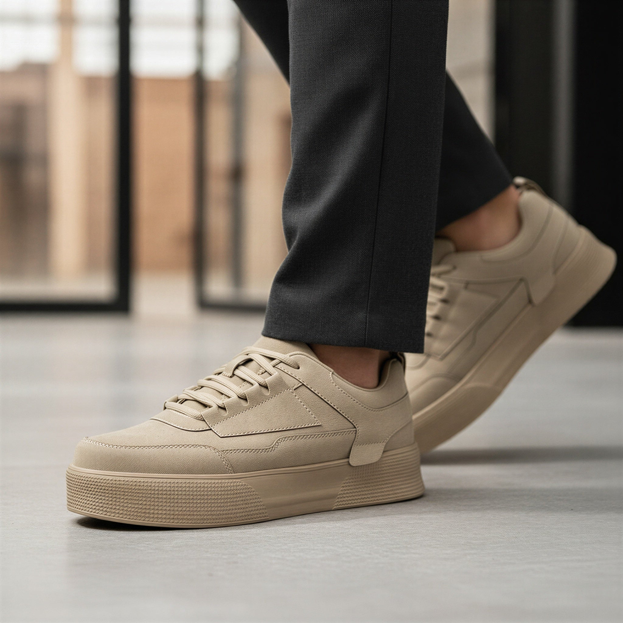 Sneakers Uomo | Stile Casual con Plateau | Tutto l'Anno