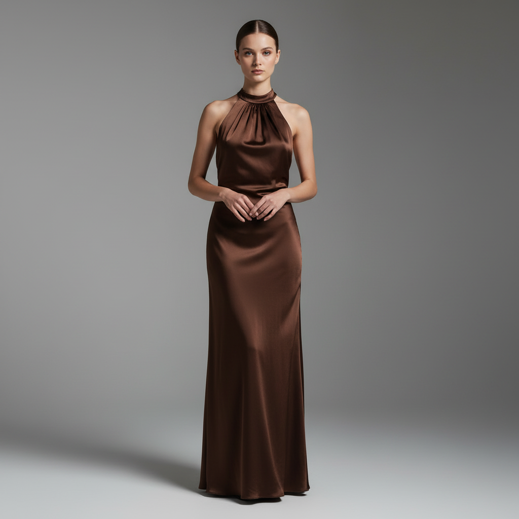 Abito | Elegante Scollatura halter | Tutto l'anno