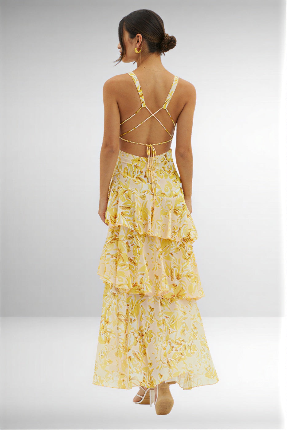 Abito | Boho Balze e scollo V | Estate/Primavera