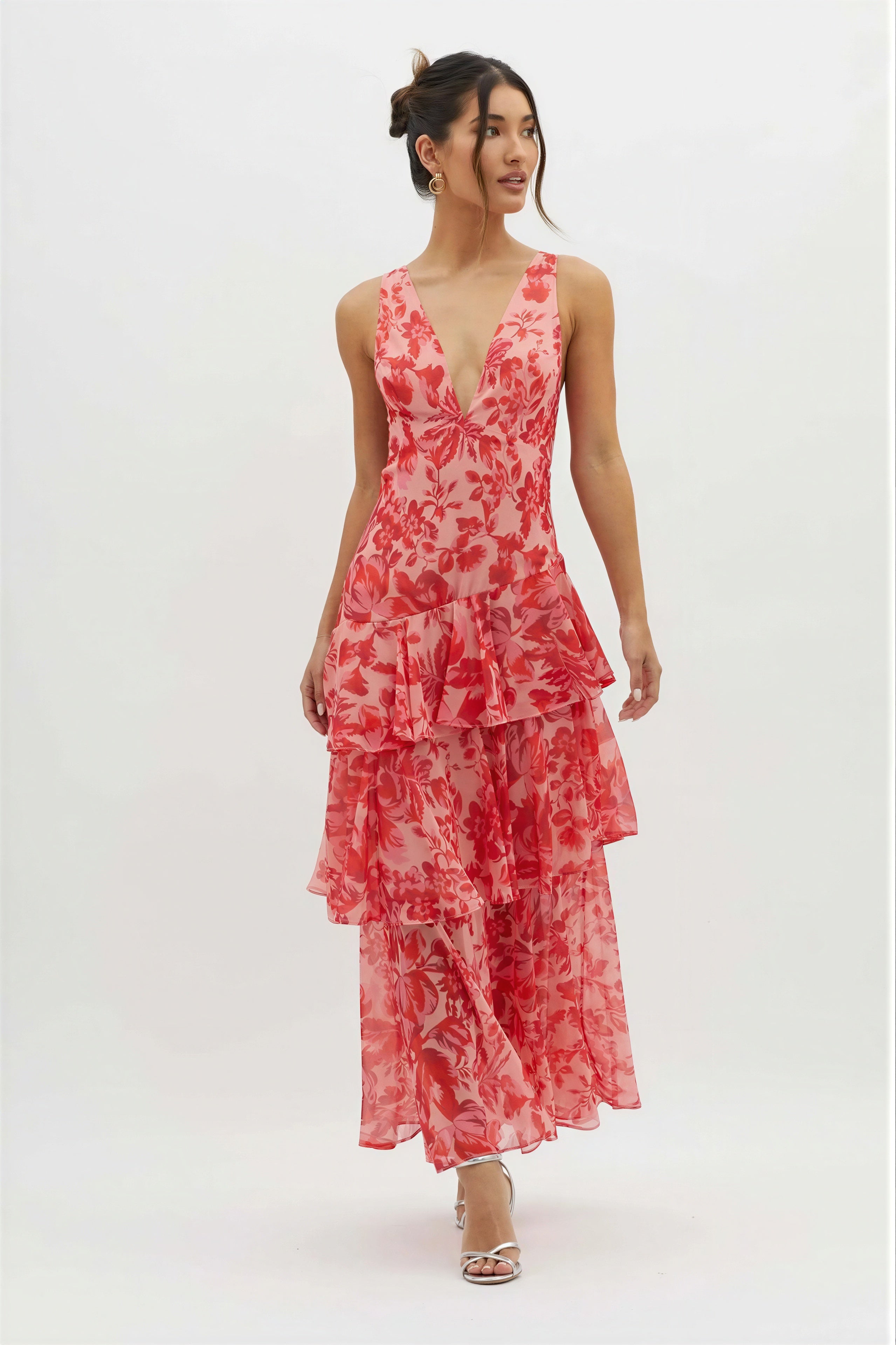 Abito | Boho Balze e scollo V | Estate/Primavera
