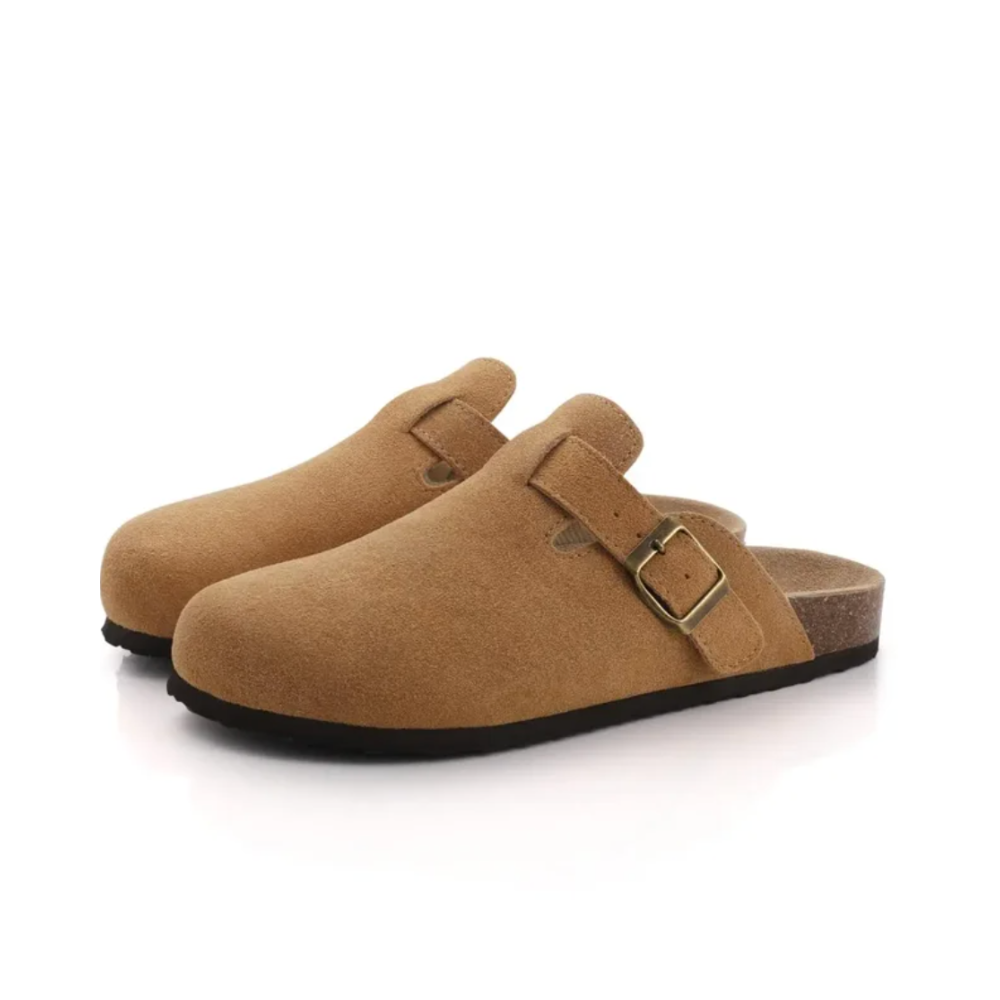Mule Scamosciate – Plantare in Sughero Regolabile