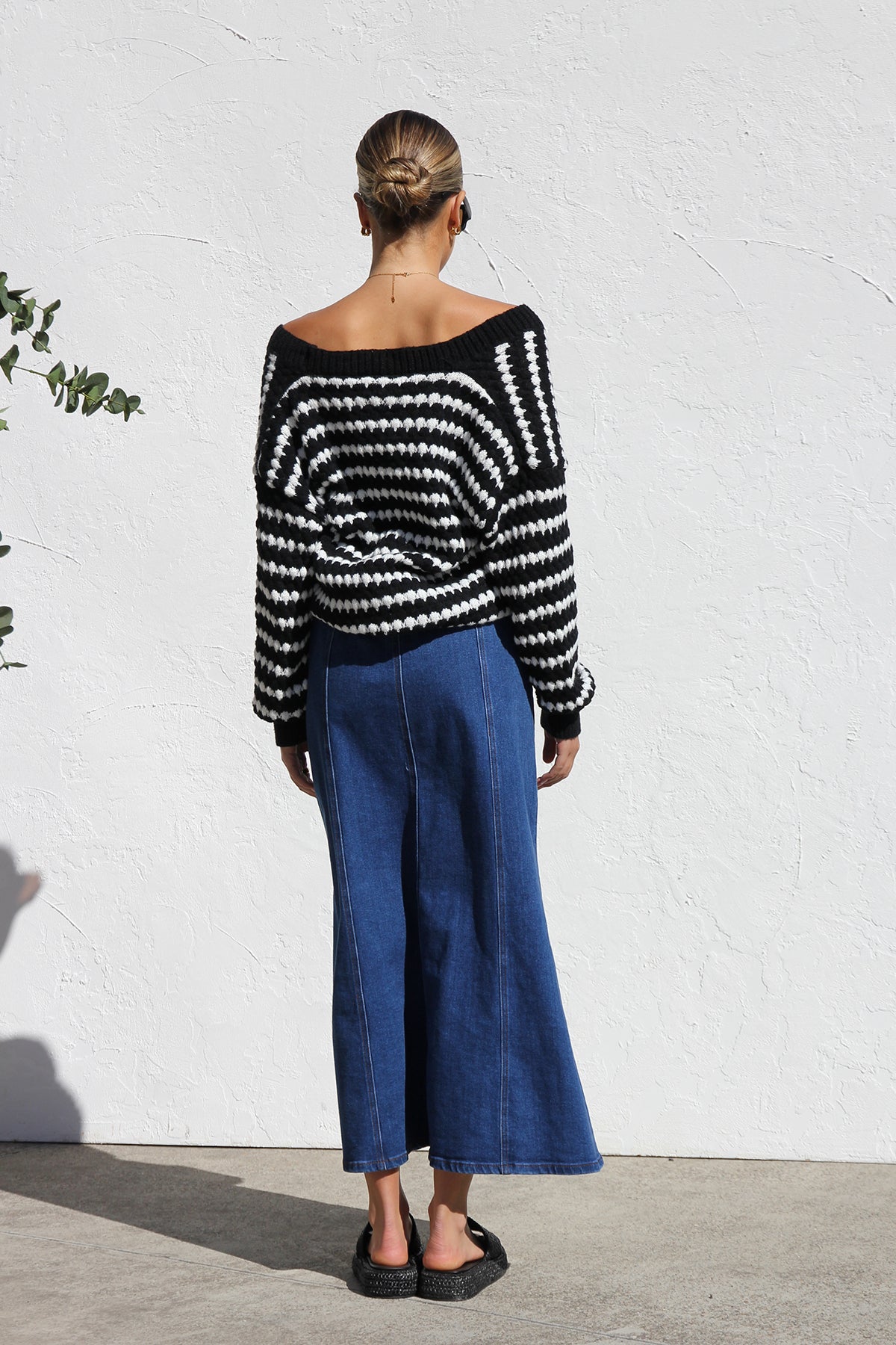 Gonna Midi Denim - Stile Classico Raffinato