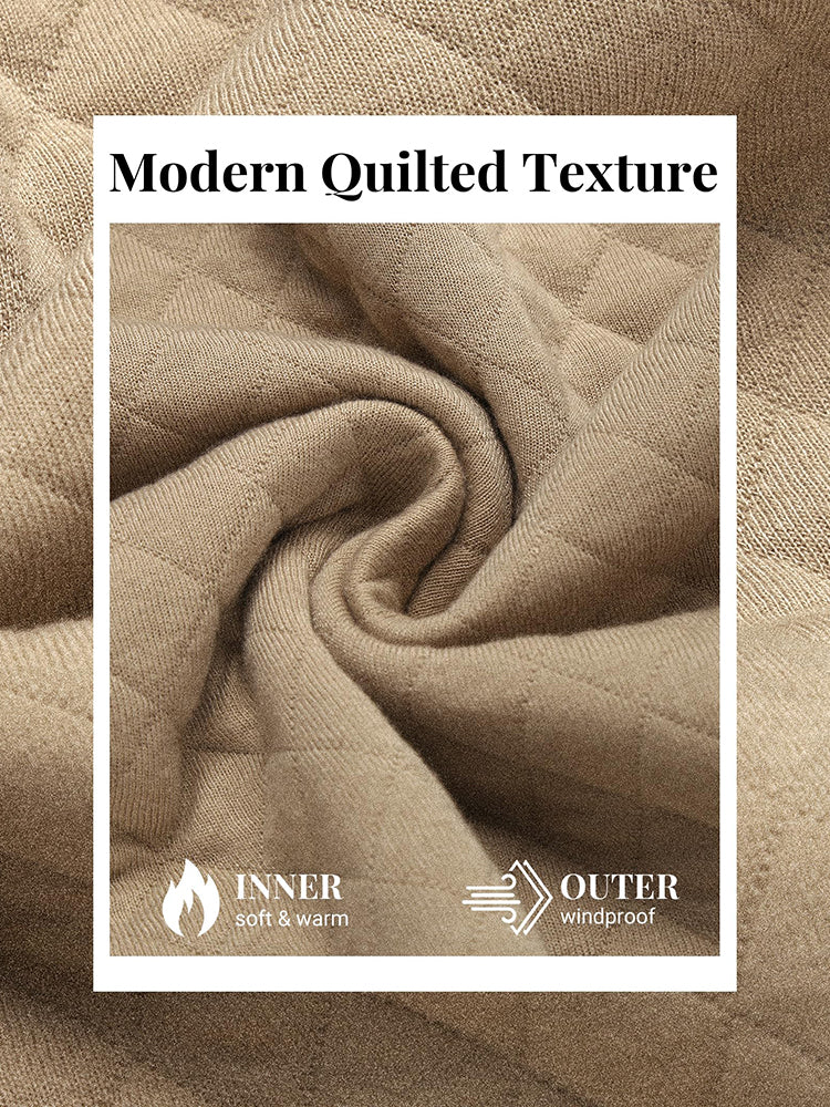 Martin Maglione Quilted con Mezza Zip: Stile e Comfort