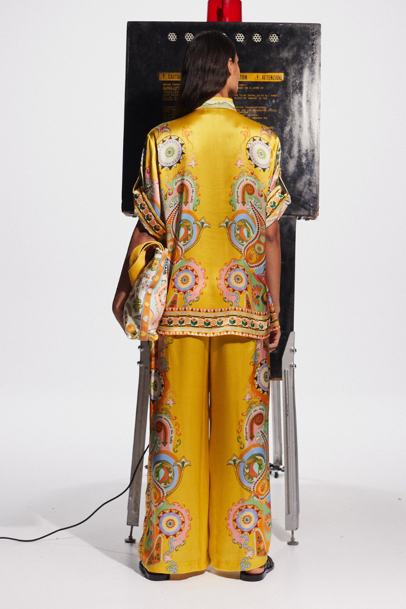 Completo Palazzo Stampa Cachemire di