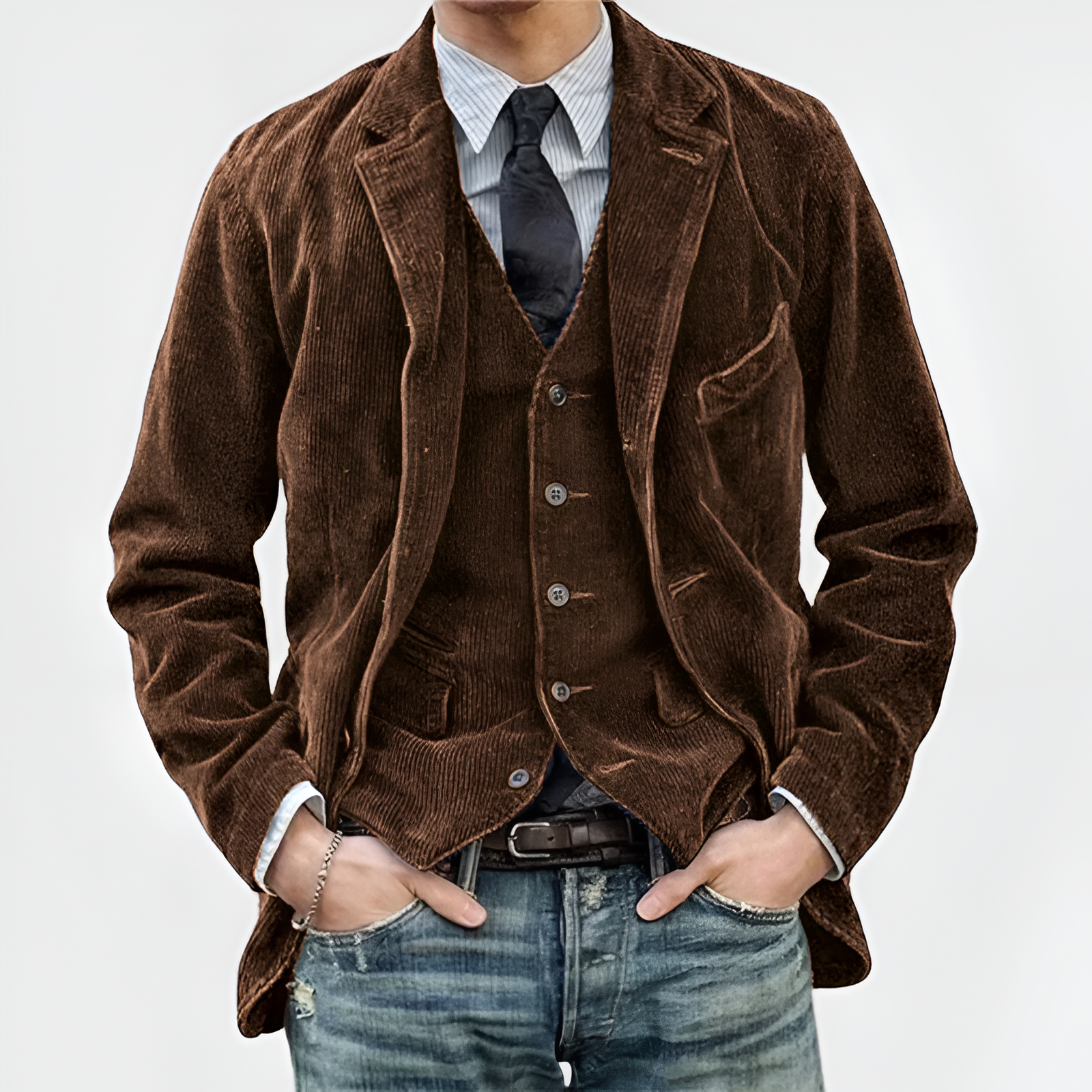 Julius Blazer Velluto a Coste | Stile Vintage