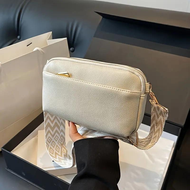 Borsa a tracolla geometrica