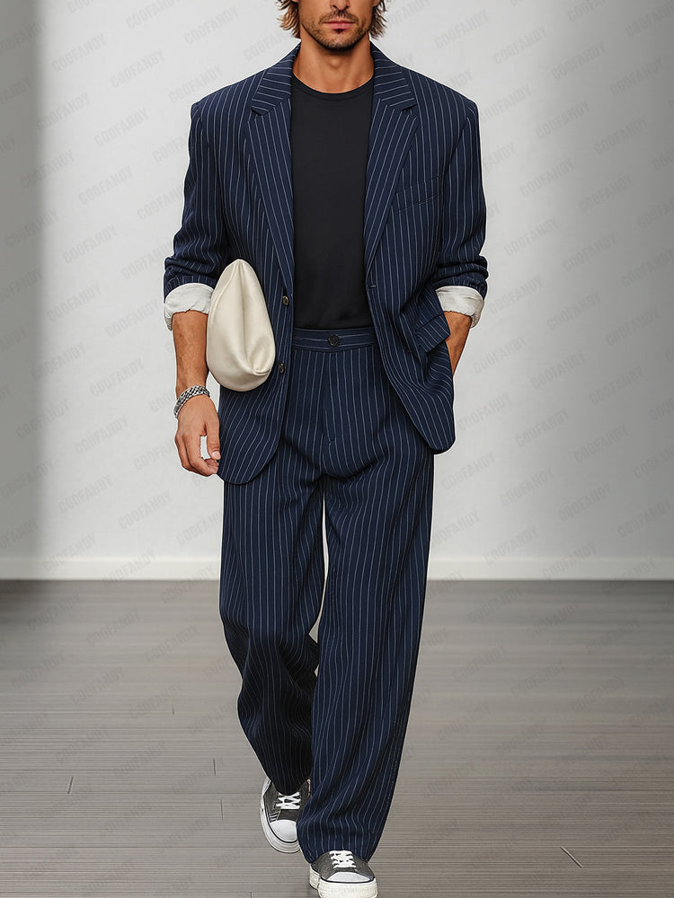 Tyler Completo Stile Moderno Righe - Blazer e Pantaloni