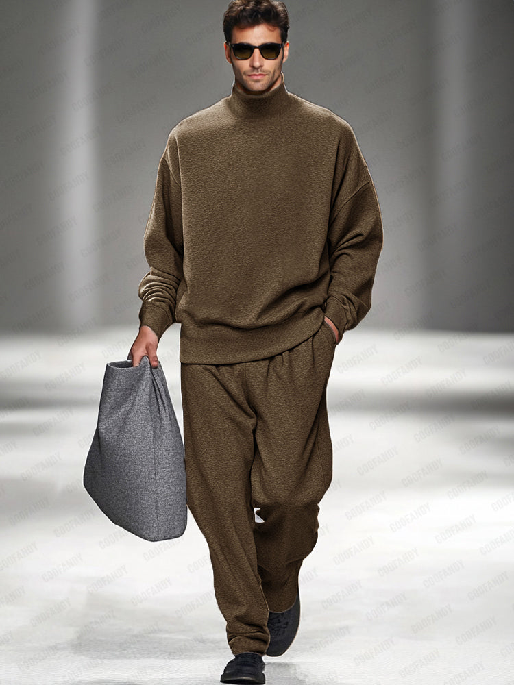 Ronaldo Completo Dolcevita e Pantalone in Air-Layer