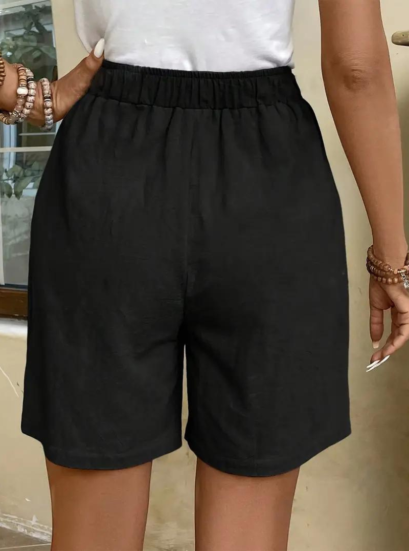 Shorts a Vita Alta con Coulisse