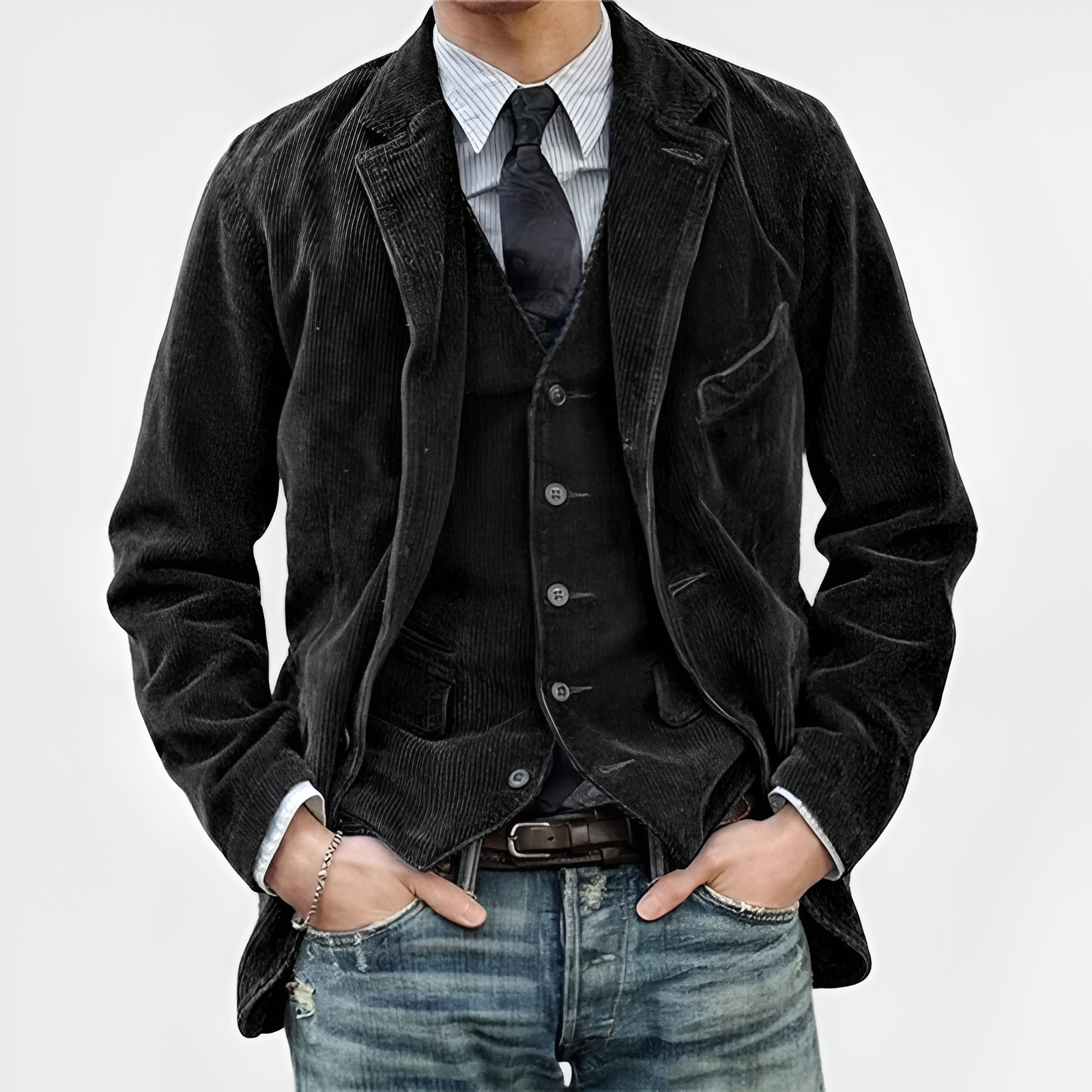 Julius Blazer Velluto a Coste | Stile Vintage