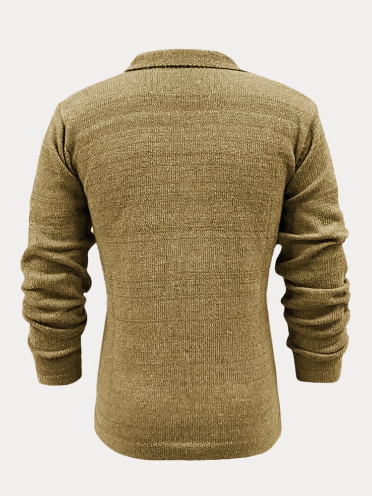 Single-Breasted Button Sweater Coat Sweaters coofandystore 