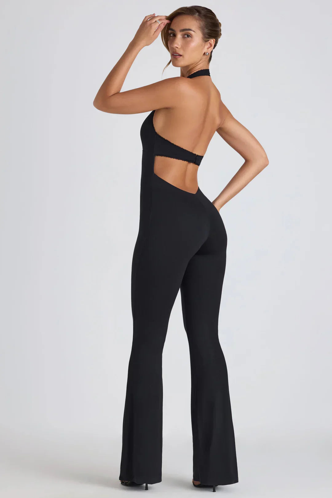 Tuta Donna a Costine – Scollo Halter, Gamba Svasata, Fasciante-83502-49ec69e9-9d2f-4b97-84fb-f6d1b4e36861