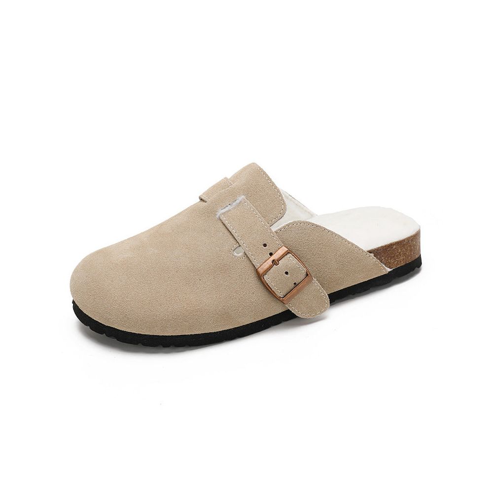 Mule Scamosciate – Plantare in Sughero Regolabile