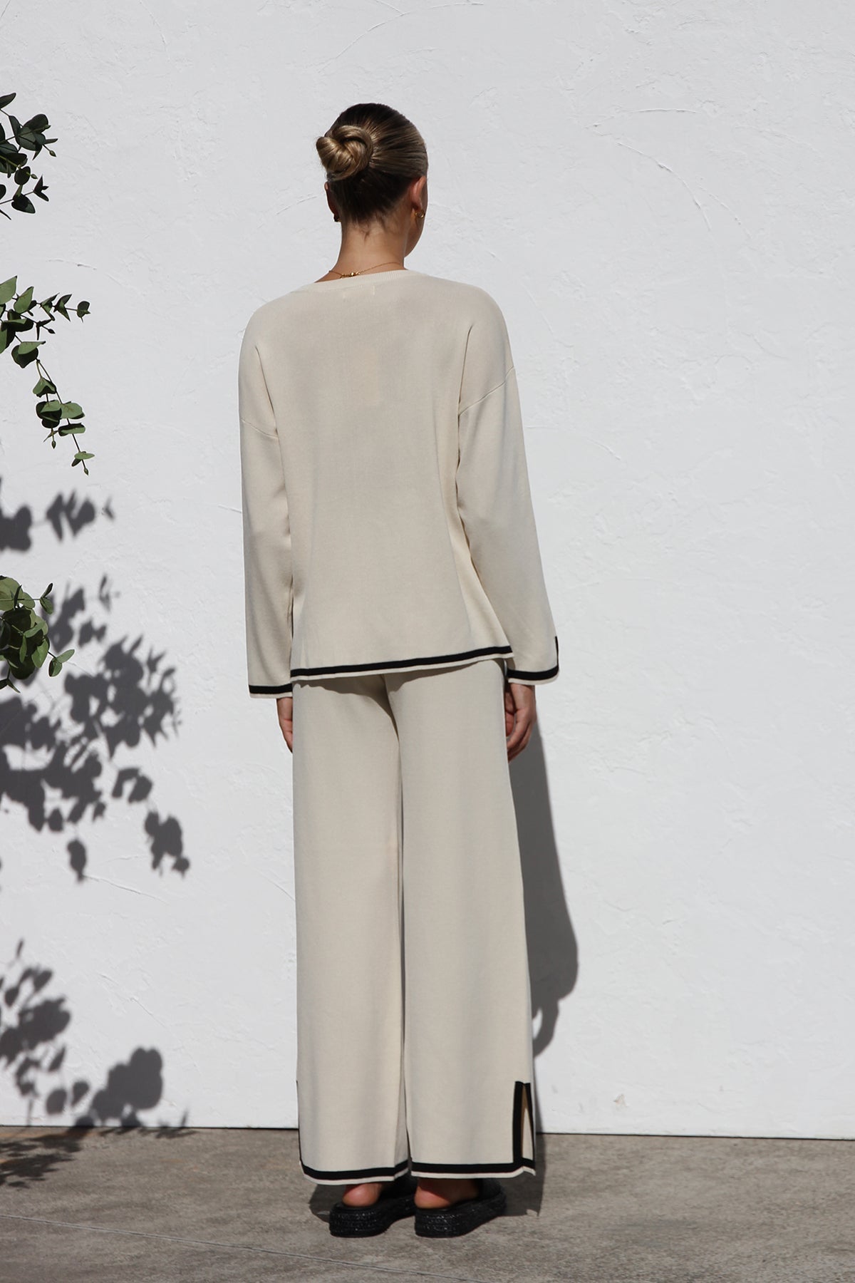 Completo Knitwear Moderno e Raffinato