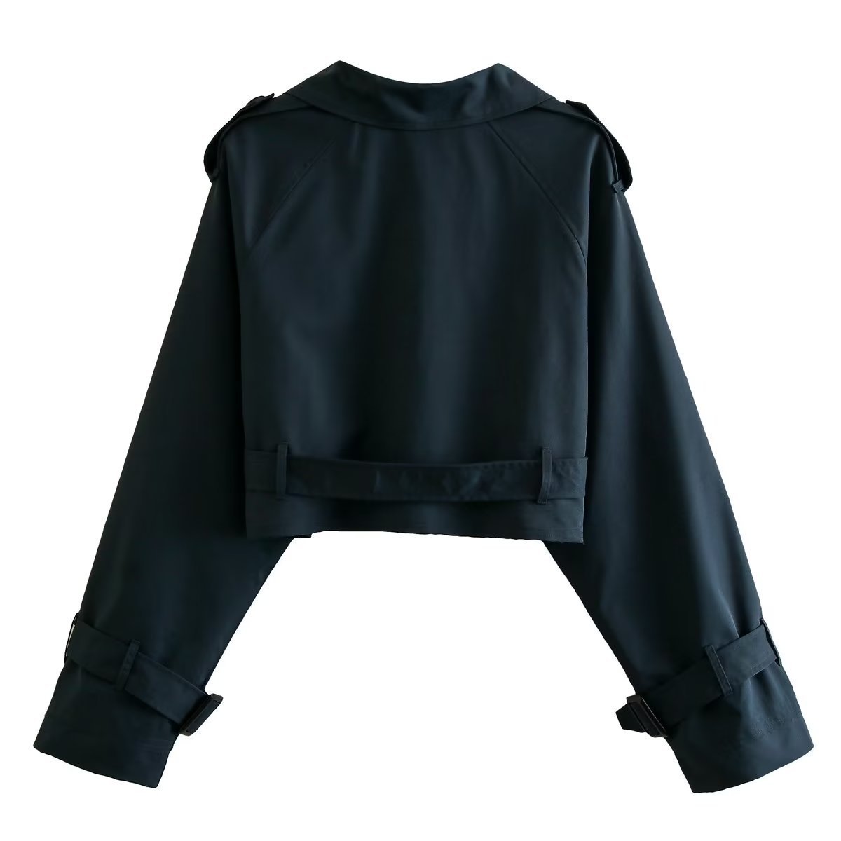 Giacca Trench Corta Doppiopetto