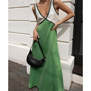 Abito Midi Color Block - Eleganza Disinvolta