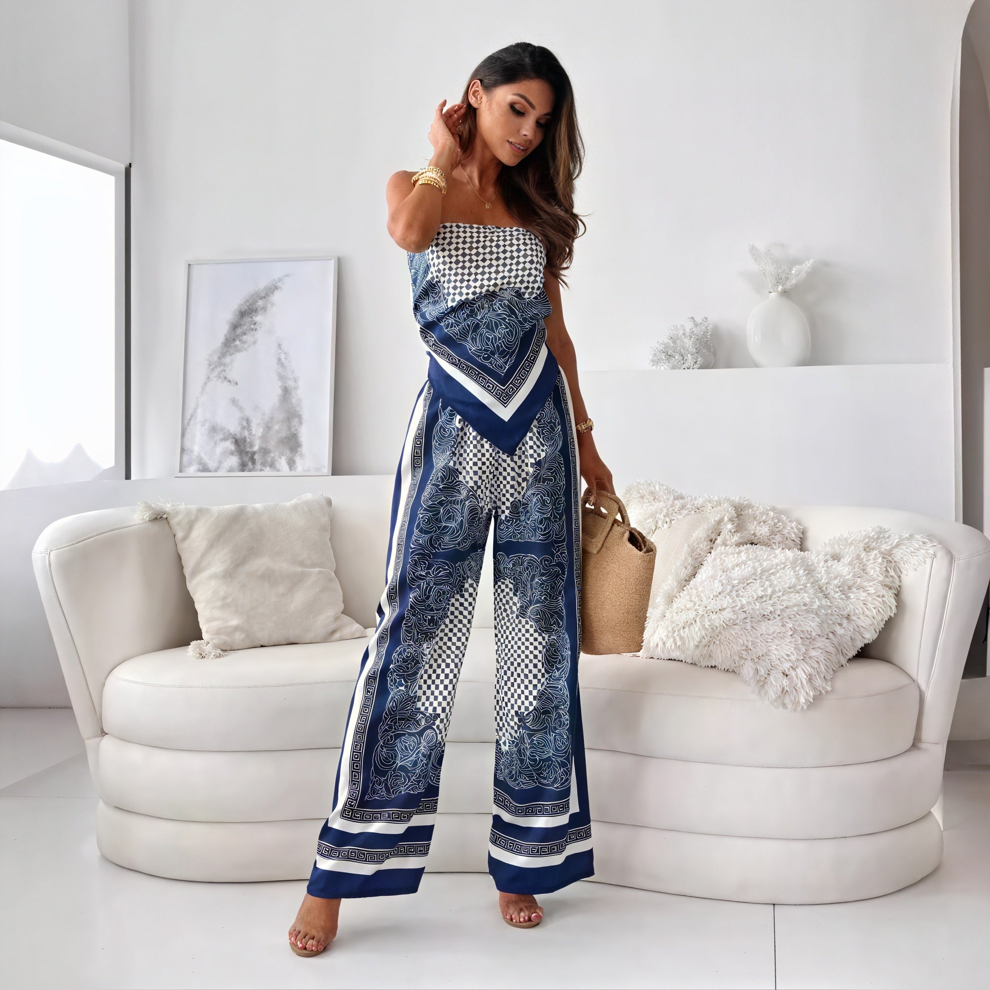 Completo Palazzo Stampa Paisley