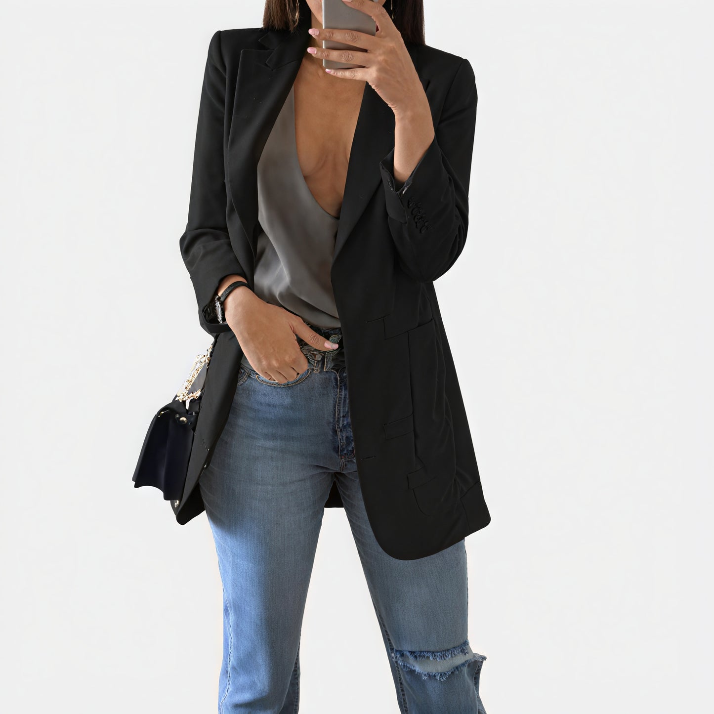 Blazer Elegante e Contemporaneo