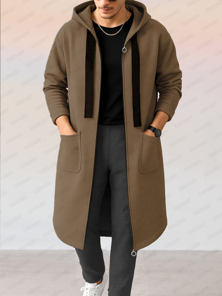 Marc Giacca lunga con cappuccio  in stile moderno