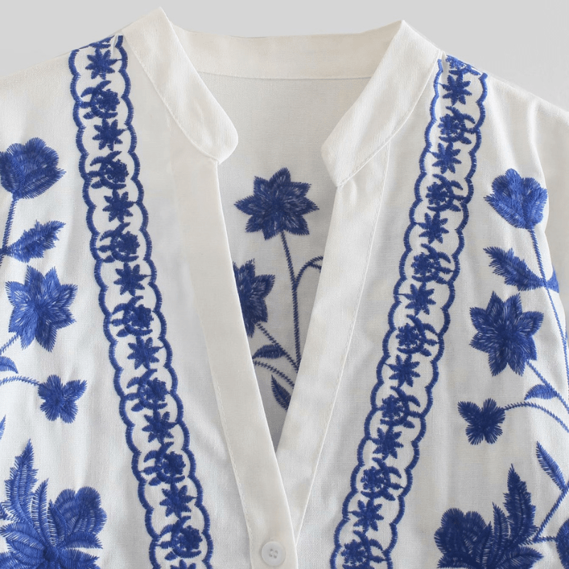 Giacca Bohemien Ricamata