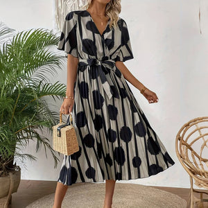 Abito Elegante con Pois