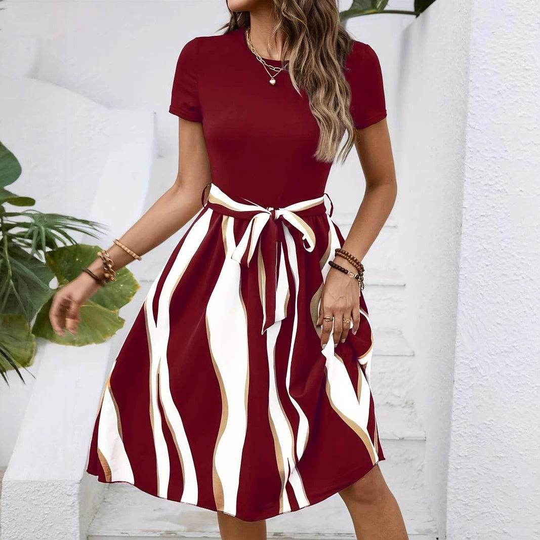 Abito Casual Chic con Gonna Fluttuante