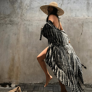 Abito Bohemien con Design Kimono