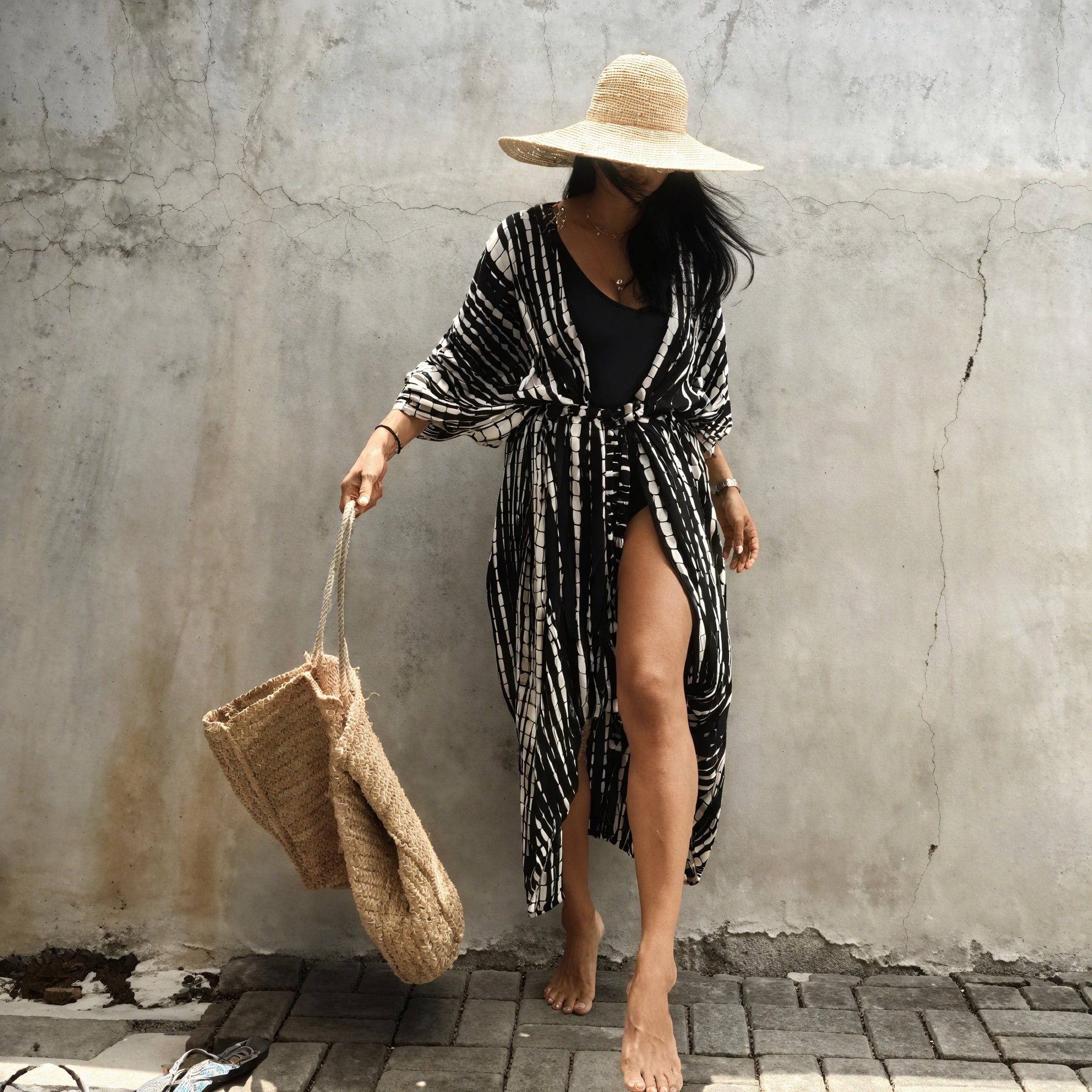 Abito Bohemien con Design Kimono