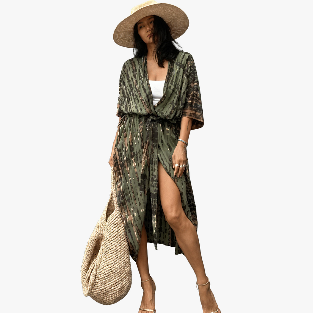Abito Bohemien con Design Kimono