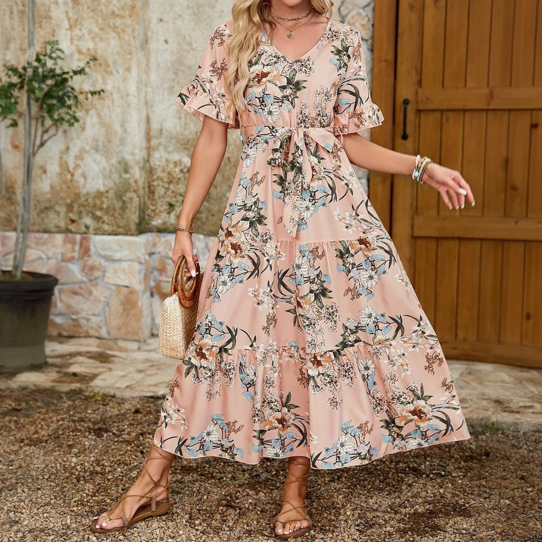 Abito Floreale Elegante e Versatile