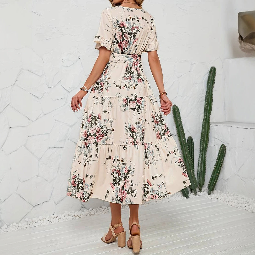 Abito Floreale Elegante e Versatile