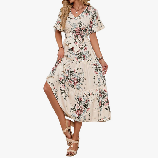 Abito Floreale Elegante e Versatile