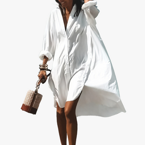 Abito Estivo Oversized con Bottoni