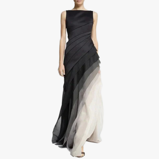 Abito Elegante con Design Sovrapposto