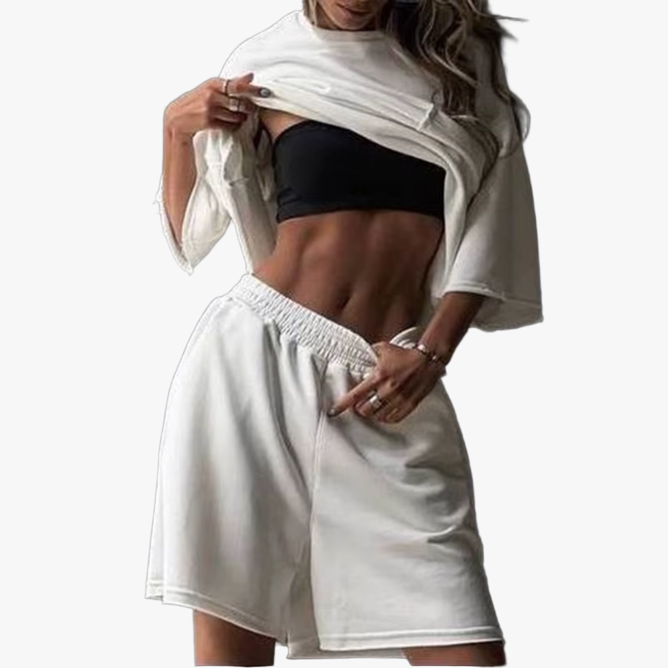 T-shirt Oversized con Tasca