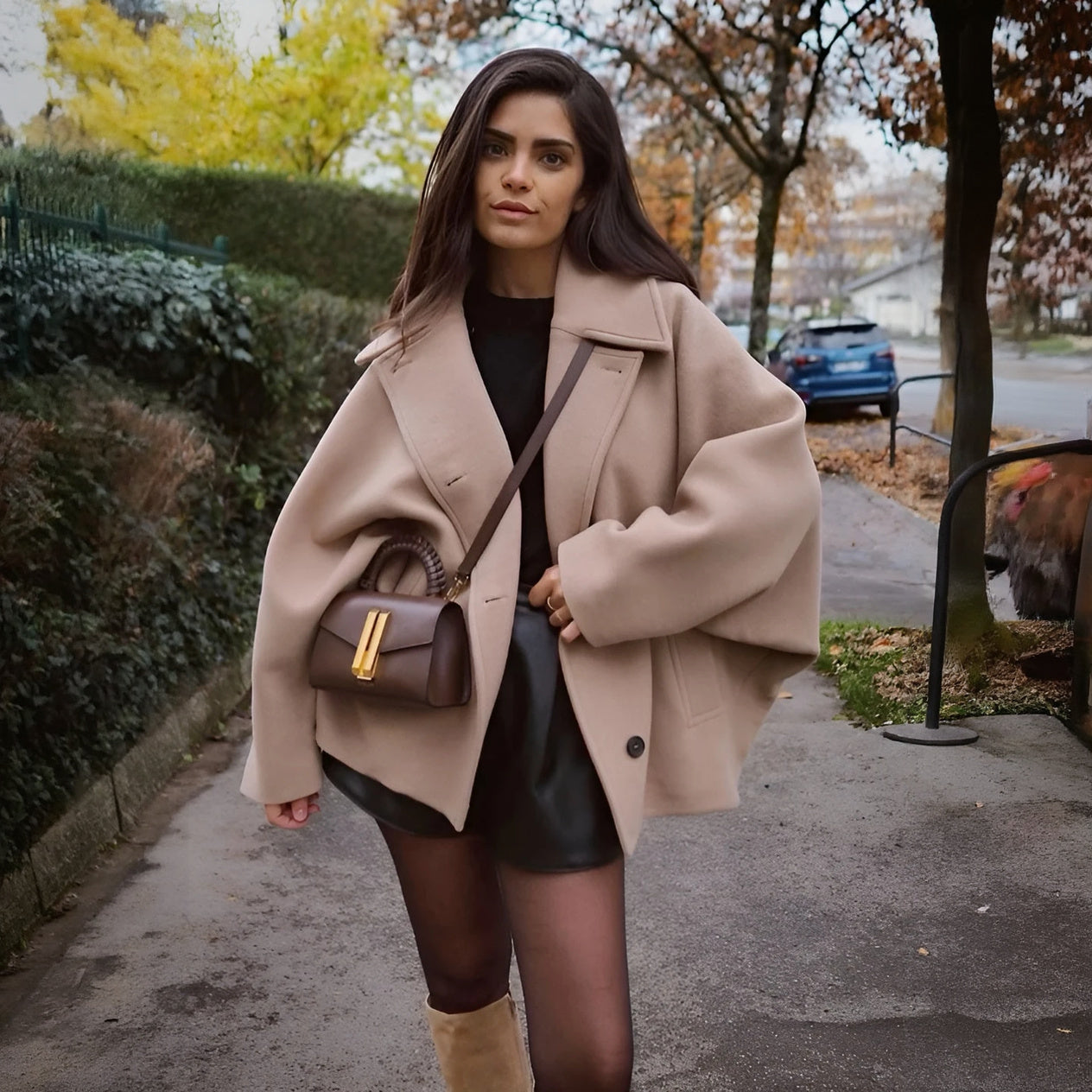 Giacca Oversized Elegante e Versatile