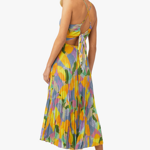 Abito Midi con Scollo a Cuore