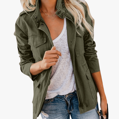Giacca Casual Ispirata al Design Militare