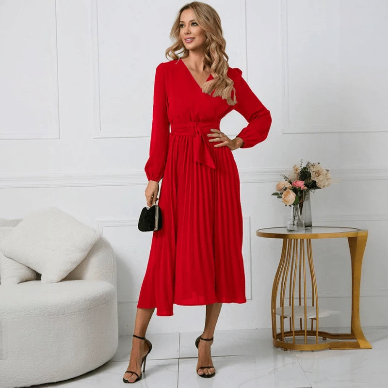 Abito Elegante con Design Avvolgente