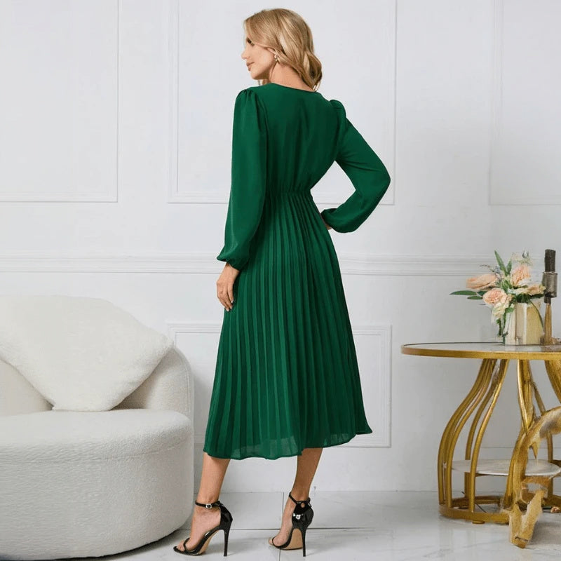 Abito Elegante con Design Avvolgente