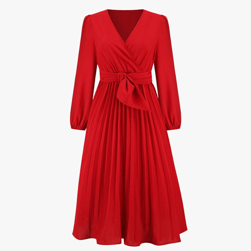 Abito Elegante con Design Avvolgente